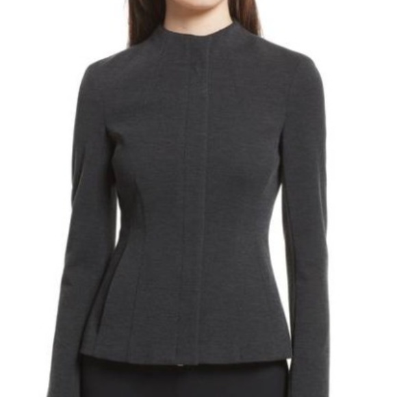 Theory Sculpted Knit Twill Jacket 